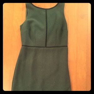 Green and Navy Ann Taylor Loft Dress